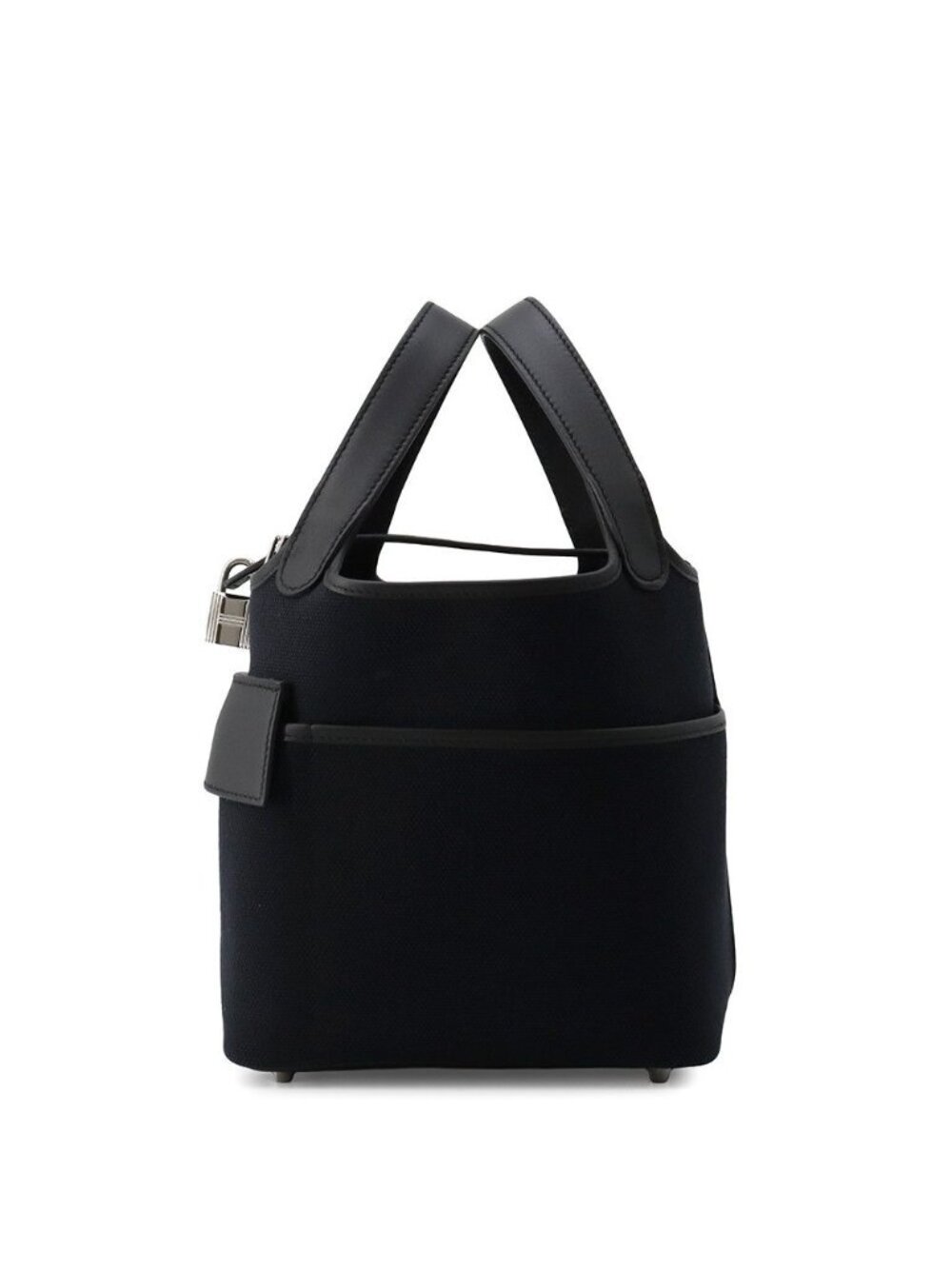 Hermes Handbag Picotin Lock PM Cargo Black Silver Toilego Elan Swift